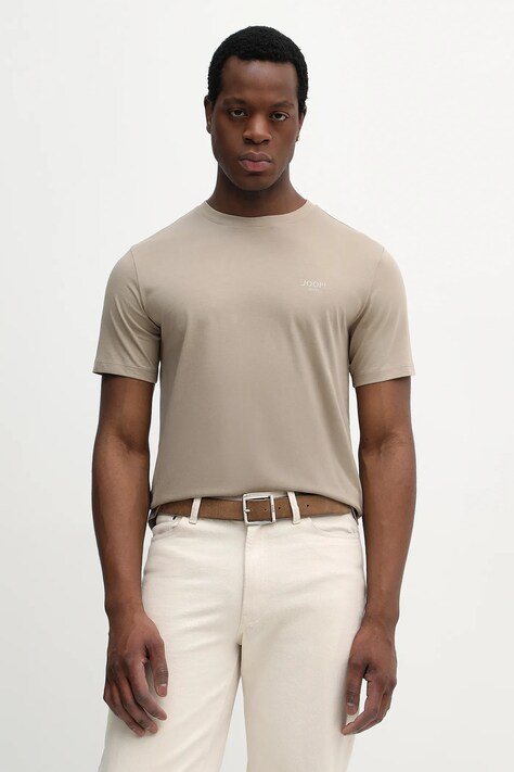 Joop! t-shirt bawełniany męski kolor pomarańczowy z nadrukiem 30045926