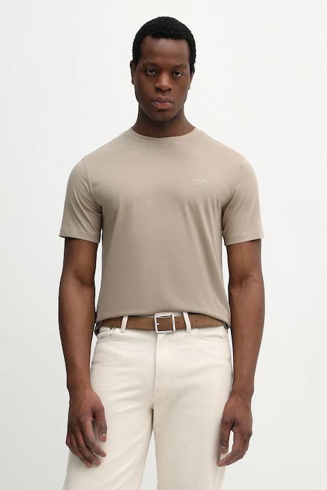 Joop! t-shirt bawełniany męski kolor pomarańczowy z nadrukiem 30045926