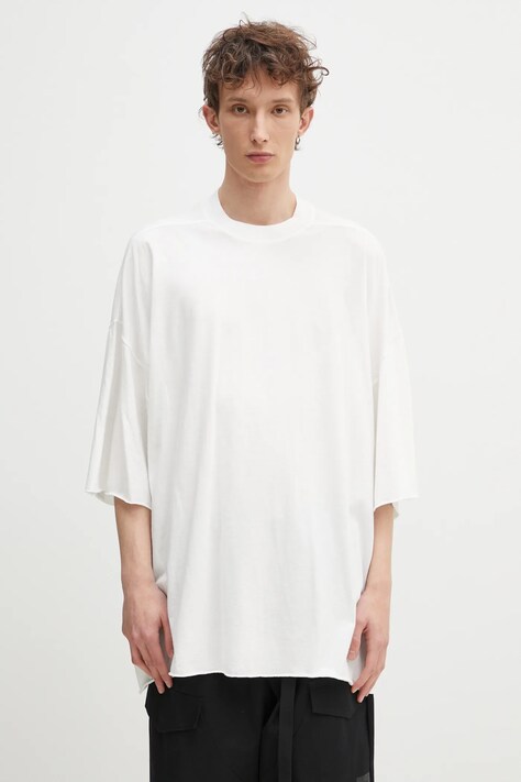 Бавовняна футболка Rick Owens Tommy T чоловіча колір білий однотонна DU01E3259.RN