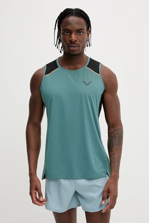 Dynafit tricou sport Sky culoarea verde, 08.0000071651