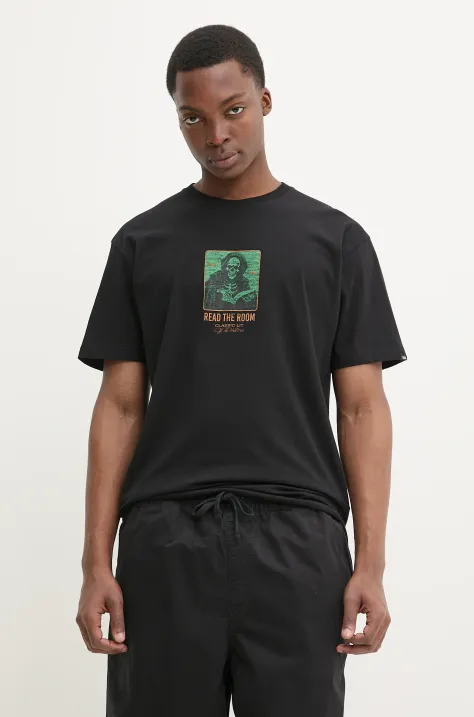 Vans t-shirt in cotone uomo colore nero VN000M3VBLK1