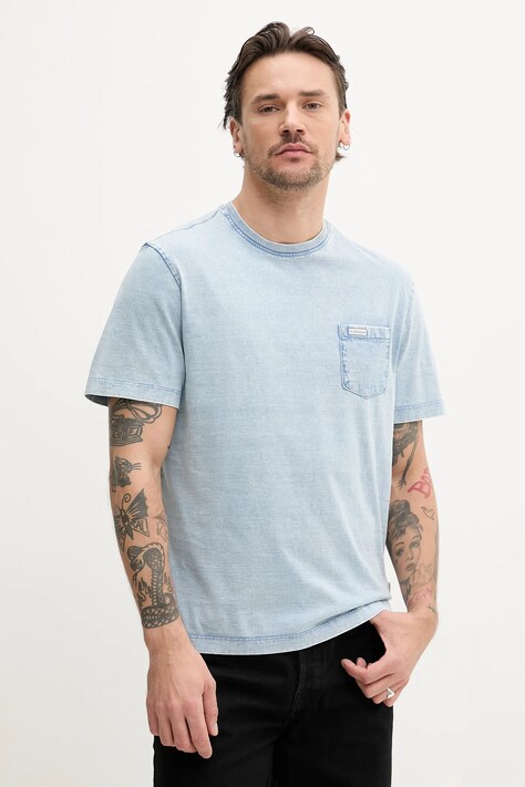 Guess Jeans tricou din bumbac bărbați, uni, M5GI50 KCTG1