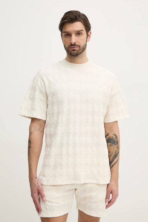 Bavlněné tričko BALR. béžová barva, B1112.1278