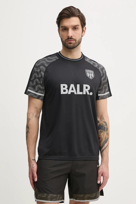 BALR. tricou barbati, culoarea negru, cu imprimeu, B1112.1304