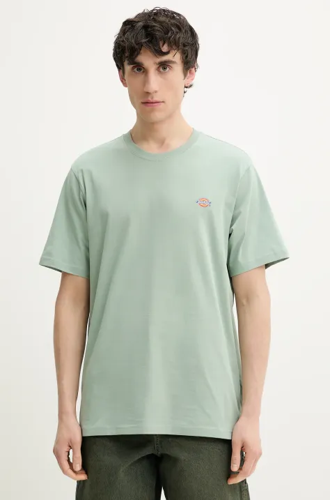 Dickies tricou din bumbac barbati, culoarea verde, cu imprimeu, DK0A4XDBK361