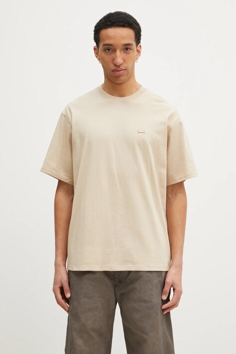 Памучна тениска Dickies Clancy Heavyweight Tee Ss Irish Cream в бежово с изчистен дизайн DK0A4Z4LF951