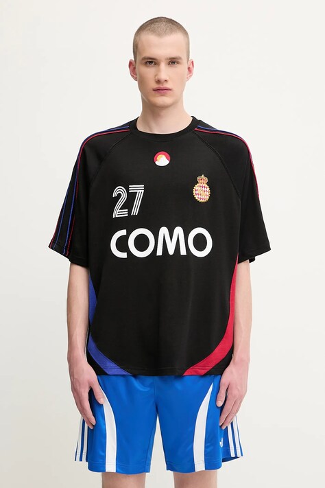 RHUDE t-shirt 27 Jersey męski kolor czarny wzorzysty RHSS25TT03230