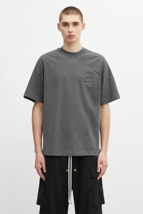 Carhartt WIP tricou din bumbac S/S Bait Shack T-Shirt culoarea gri, cu imprimeu, I034660.89GD
