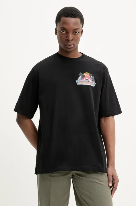 Sprayground t-shirt in cotone uomo colore nero SP716BLK