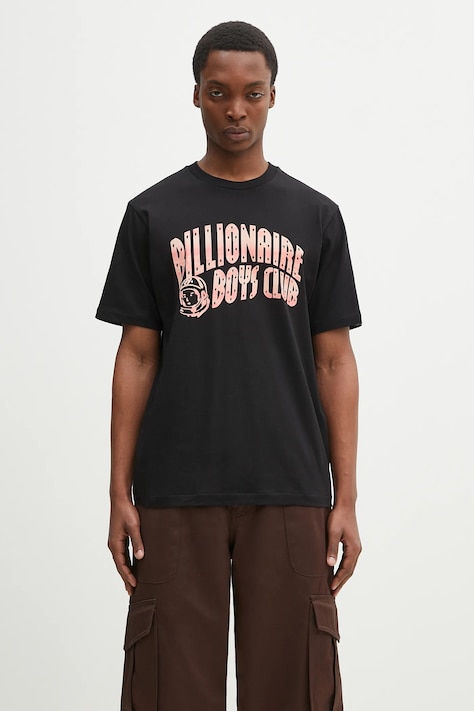 Billionaire Boys Club tricou din bumbac Mountain Fill Arch Logo T-Shirt barbati, culoarea negru, cu imprimeu, B25154