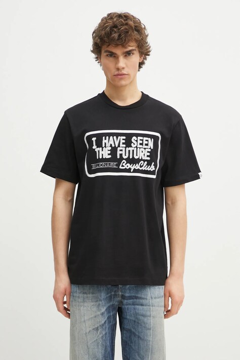Billionaire Boys Club t-shirt bawełniany Future T-Shirt męski kolor czarny z nadrukiem B25161