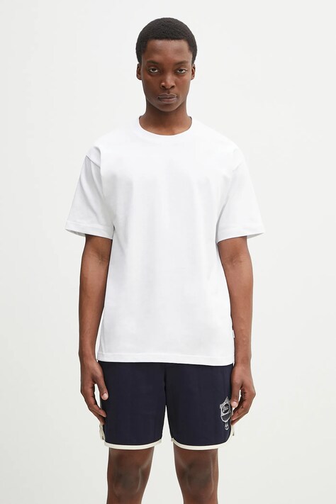 Norse Projects tricou din bumbac Norse Standard Heavy Loose T-shirt bărbați, culoarea alb, uni, N01.0679.0001