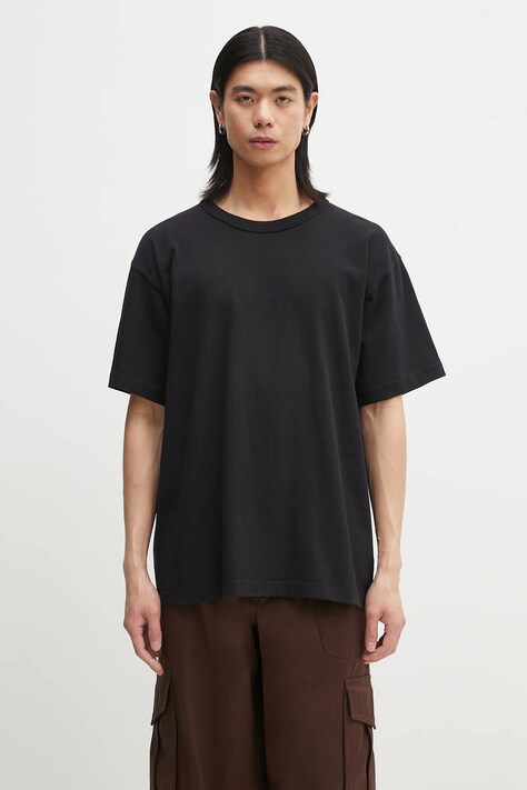 Norse Projects tricou din bumbac Simon Heavy T-shirt bărbați, culoarea negru, uni, N01.0687.9999
