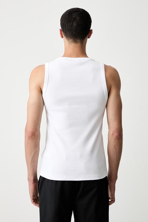 Daily Paper топ чоловічий бавовняний з еластаном Dias Rib Tank Top — фото 3