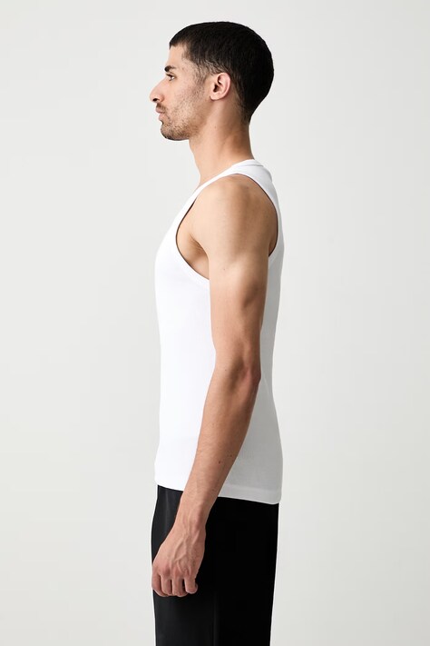 Daily Paper топ чоловічий бавовняний з еластаном Dias Rib Tank Top — фото 4