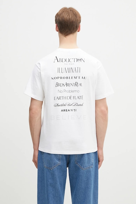 No Problemo t-shirt bawełniany Eau De Problemo SS Tee męski kolor biały z nadrukiem NP6000503