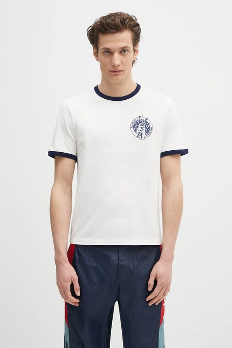 Bavlnené tričko AMBUSH Art Club T-Shirt pánske, biela farba, s potlačou, 12115326