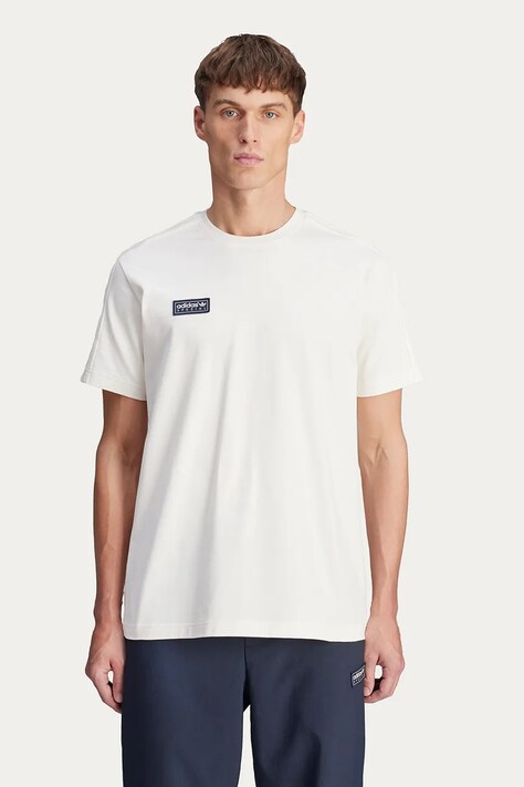 adidas Originals t-shirt bawełniany adidas originals x SPZL Brockhall męski kolor biały gładki JN5440