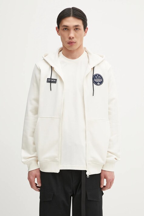 Бавовняна футболка adidas Originals adidas originals x SPZL Brockhall чоловіча колір білий однотонна JN5440