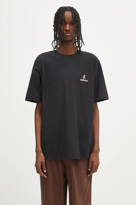 Gramicci t-shirt One Point Logo Tee męski kolor czarny G4SU.T096
