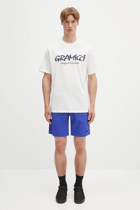 Футболка Gramicci Original Freedom Logo Tee — SS25-TSM2M4, білий — фото 5