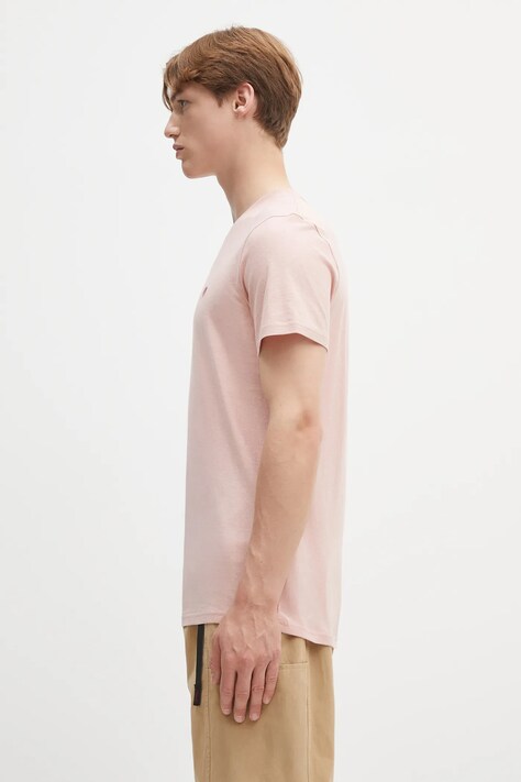 Tričko Fjallraven Hemp Blend T-shirt pánské, růžová barva, F12600215.302