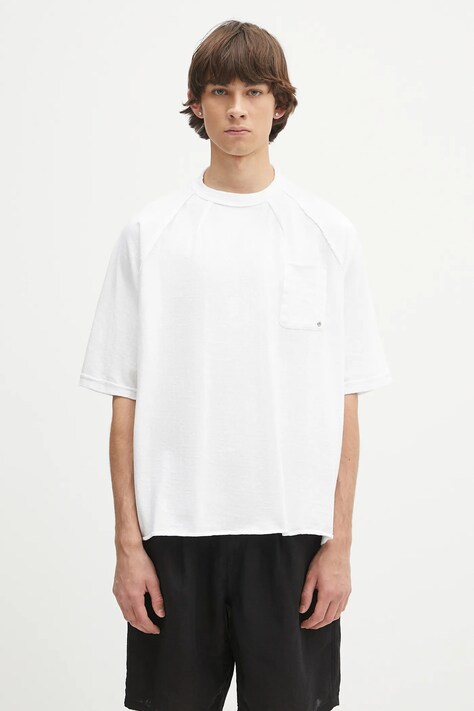 Undercover t-shirt bawełniany C/S męski kolor biały gładki UC1E4817