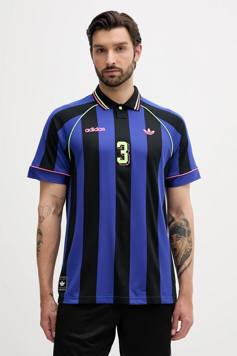 adidas Originals tricou polo Jcquard Jersey cu imprimeu, KD2307