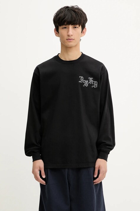 NEIGHBORHOOD cotton longsleeve top NH . TEE LS-5 black color with a print 251PCNH-LT05