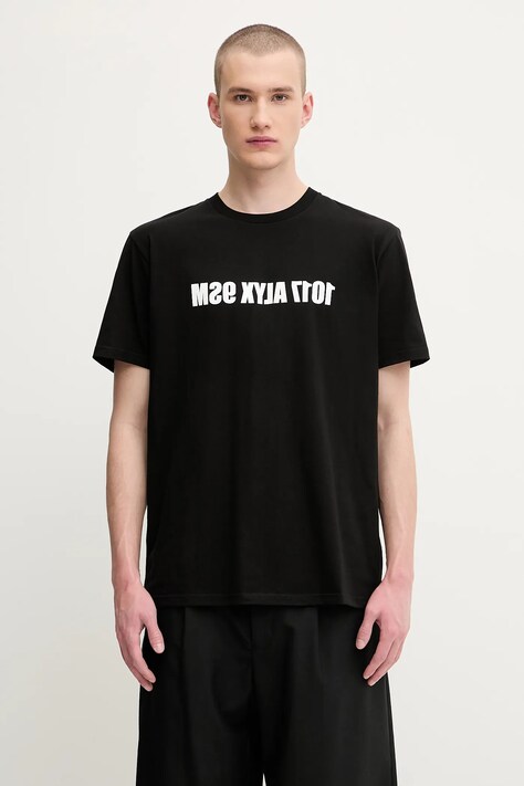 1017 ALYX 9SM t-shirt bawełniany Mirror męski kolor czarny z nadrukiem AAMTS0507FA01