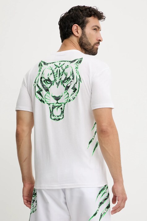 Футболка PLEIN SPORT колір білий з принтом PS25MTS05