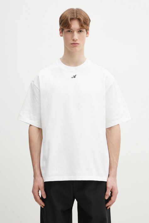 Axel Arigato t-shirt in cotone Washed T-Shirt colore bianco A2844002
