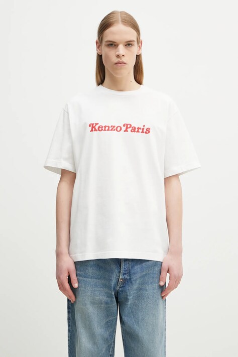 Kenzo cotton t-shirt x Verdy white color with a print FF58TS4814SG.02