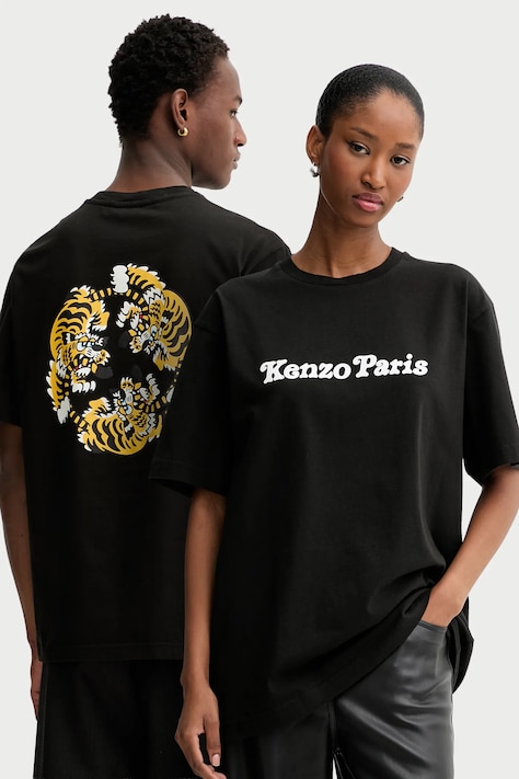 Хлопковая футболка Kenzo x Verdy цвет чёрный с принтом FF58TS4814SG.99J