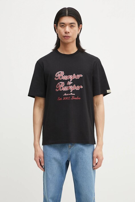Martine Rose t-shirt bawełniany Classic kolor czarny z nadrukiem 603JE03001E