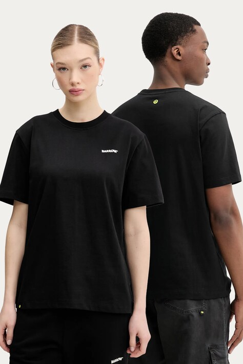 Barrow tricou din bumbac culoarea negru, cu imprimeu, S5BWUATH084