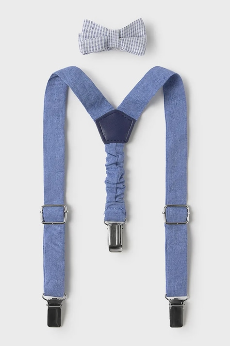 Mayoral szelki i mucha dziecięca kolor niebieski 10161