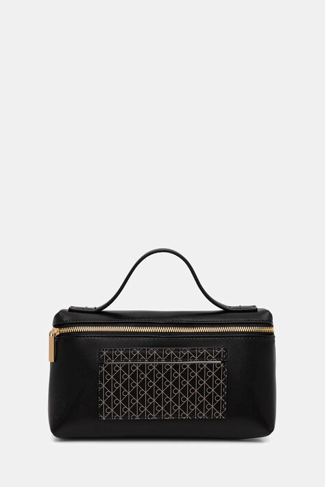 Νεσεσέρ καλλυντικών Calvin Klein χρώμα: μαύρο, LV04F1102G