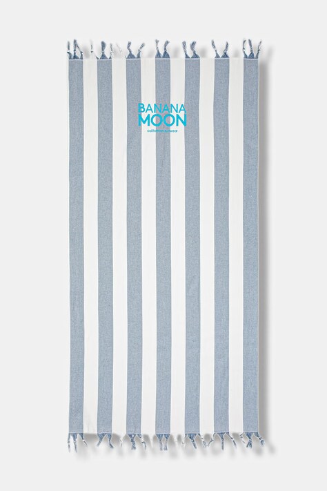 Banana Moon ręcznik plażowy bawełniany Marbella niebieski AISSIA.MARBELPX4