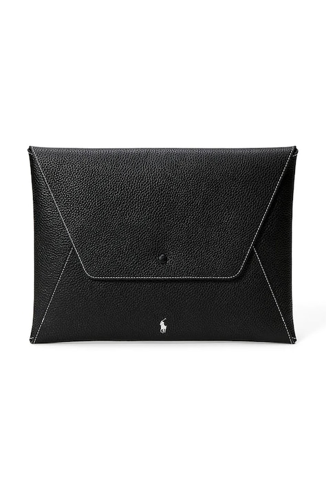 Polo Ralph Lauren bőr kozmetikai táska 25 x 35 cm fekete, 427971194