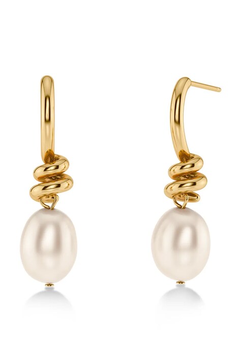 EDBLAD kolczyki pozłacane Swivel 130332