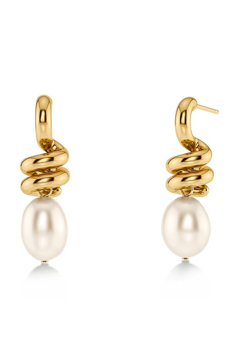 EDBLAD kolczyki pozłacane Swivel 130334