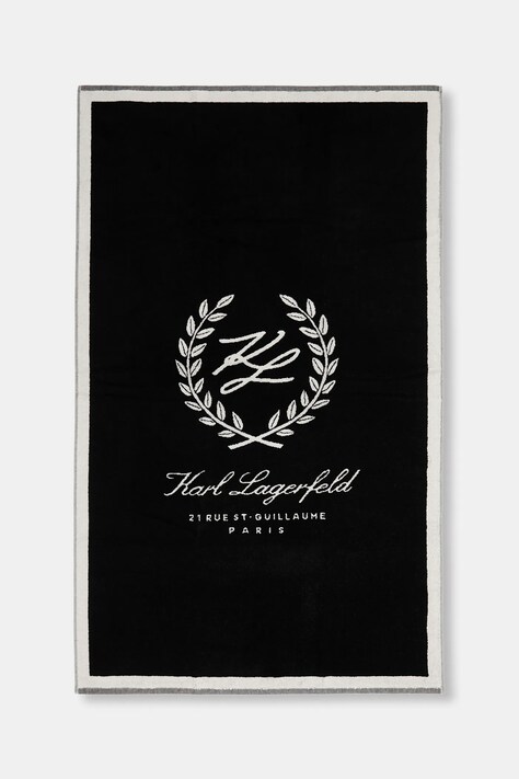 Πετσέτα Karl Lagerfeld K/HOTEL χρώμα: μαύρο, B1W46088
