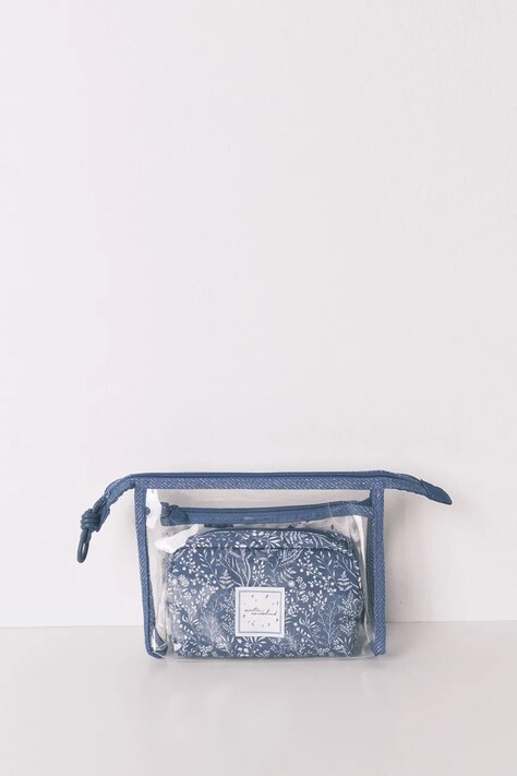 women'secret zestaw kosmetyczek 3-pack kolor niebieski 4842019