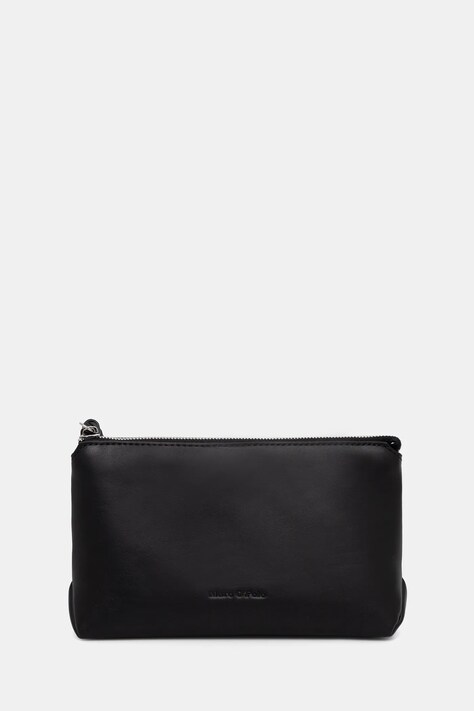 Marc O'Polo kosmetyczka skórzana kolor czarny 5000008507