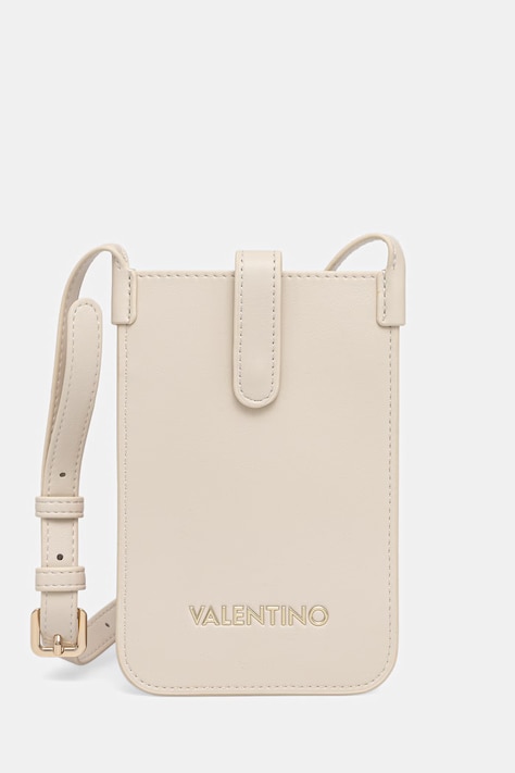 Valentino Bags pokrowiec na telefon damski z imitacji skóry CLIO RE beżowy VPS9OG82