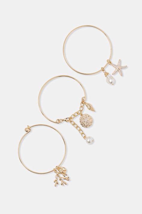 Aldo komplet narukvica za žene metalni SHELLSPELL 3-pack 14343724