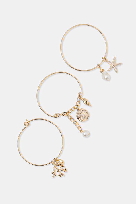 Aldo komplet narukvica za žene metalni SHELLSPELL 3-pack 14343724