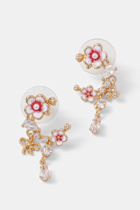 Aldo naušnice za žene metalne s cirkonom CLAUDIAE 14343909