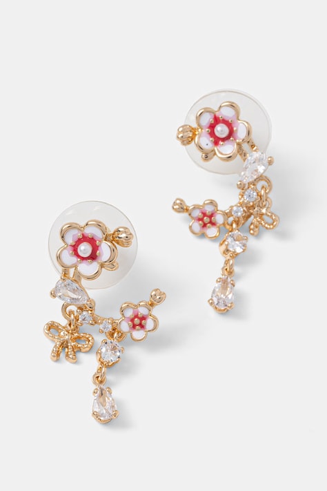 Aldo naušnice za žene metalne s cirkonom CLAUDIAE 14343909